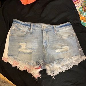 Mossimo Supply Co. American Flag Shorts, Size 6